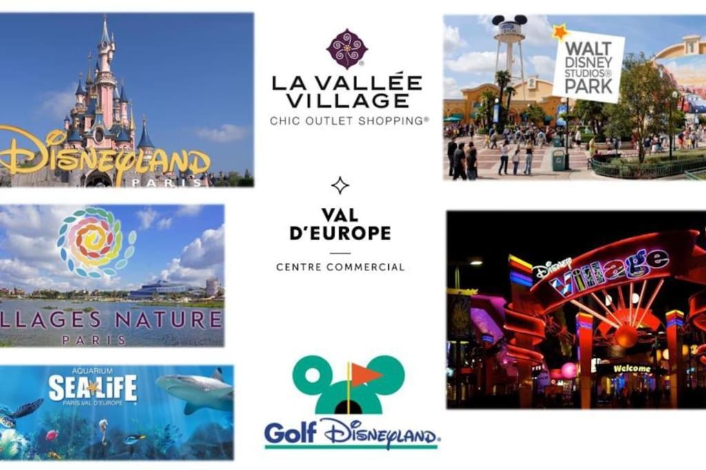 Disneyland Paris, Appartement 70M², Parking Prive Serris Exteriér fotografie