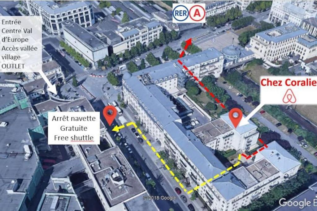 Disneyland Paris, Appartement 70M², Parking Prive Serris Exteriér fotografie