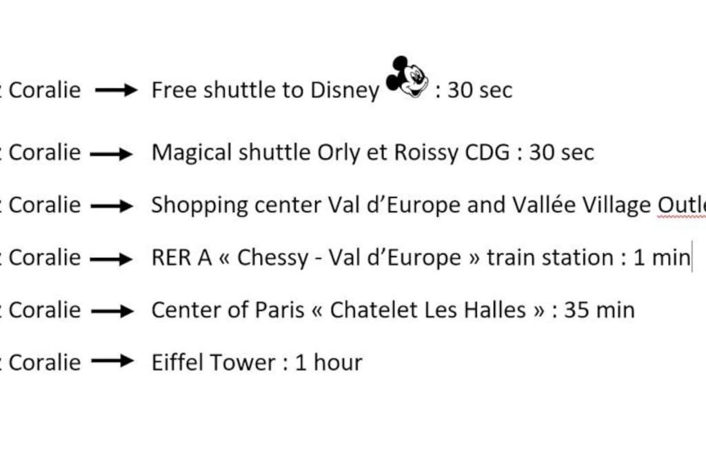 Disneyland Paris, Appartement 70M², Parking Prive Serris Exteriér fotografie